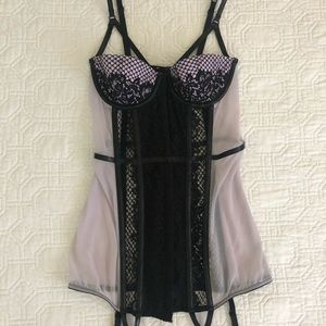 Victoria’s Secret Purple & Lace Corset 34B